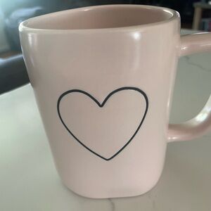 Rae Dunn pink Valentine’s Day mug